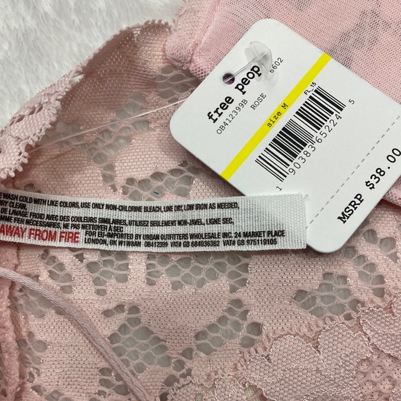 NWT Intimately Free People Sheer Lace Bralette - Picture 6 of 6